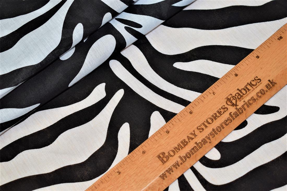 Black Cotton Zebra