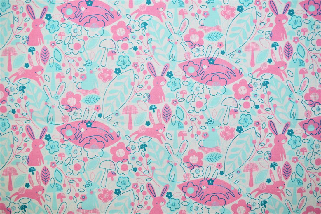 COL1 Cotton Bunny Rabbits