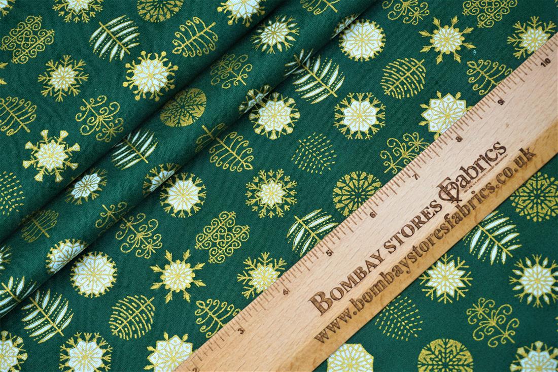 Bottle Cotton Xmas Snowflakes Leaves