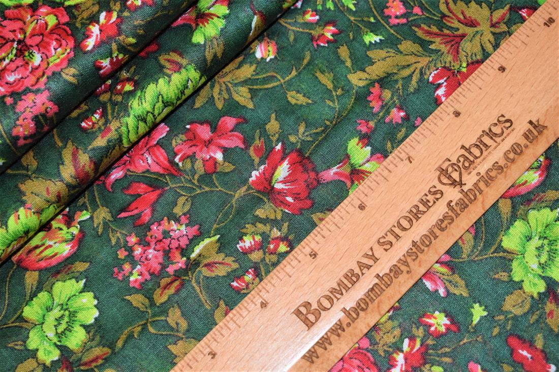 Bottle Printed Cotton Lawn