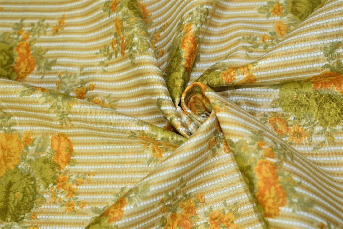 Green Lawn Printed Cotton Lawns