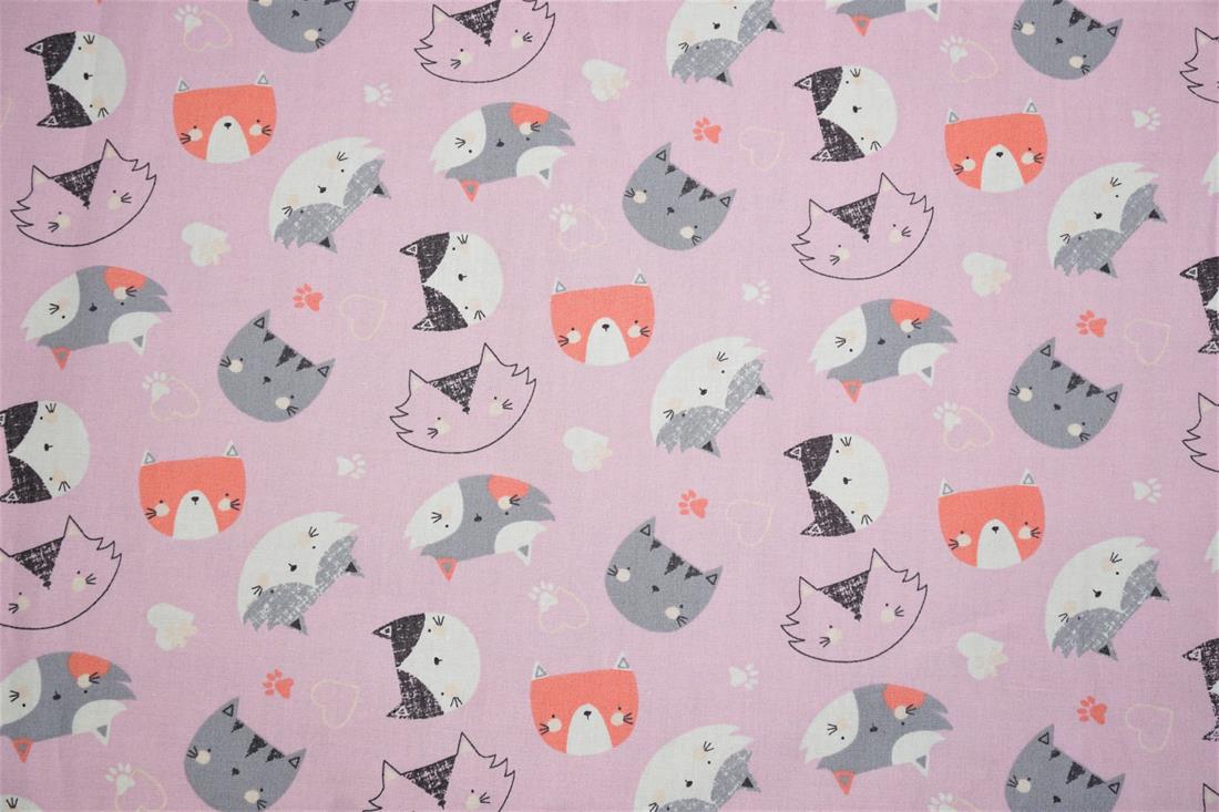 Pink Cotton Cats Face