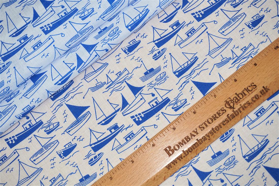 White Printed Poly Cottons