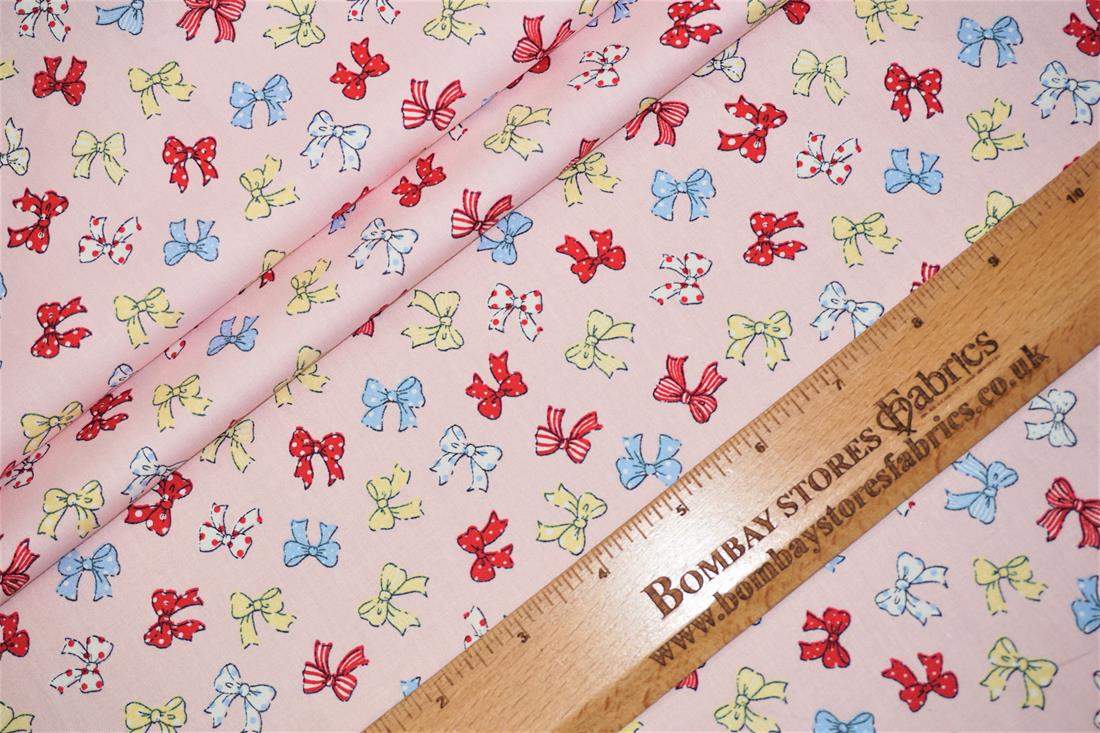 Pink Printed Cotton Fabrics