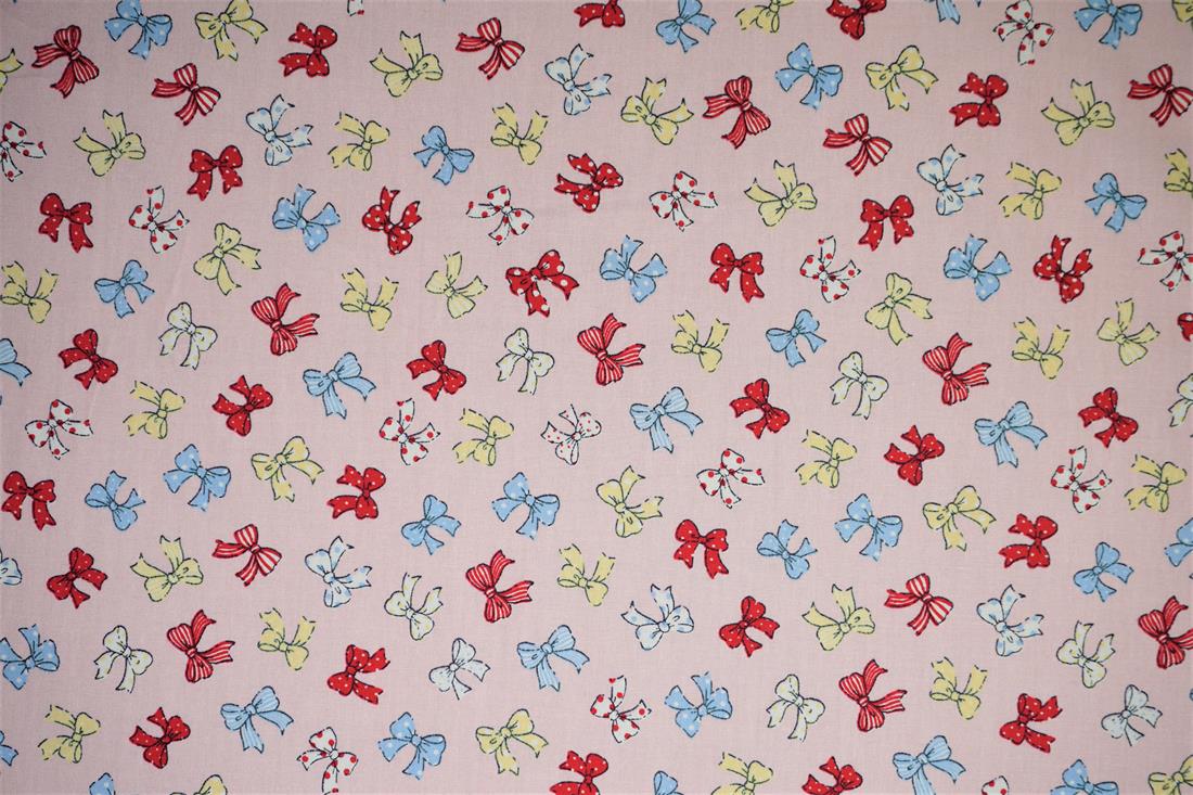 Pink Printed Cotton Fabrics