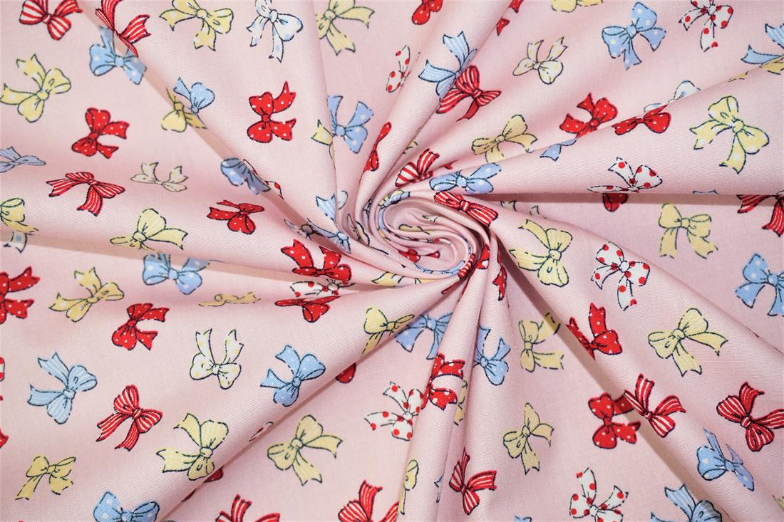 Pink Printed Cotton Fabrics