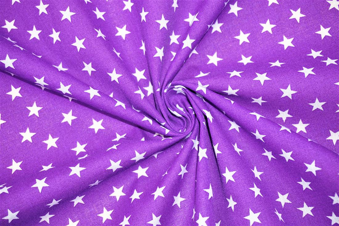 Purple Cotton Stars