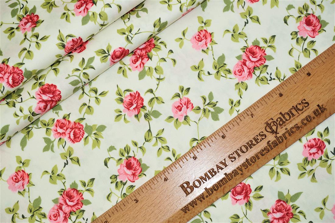 Cream Cotton Rose