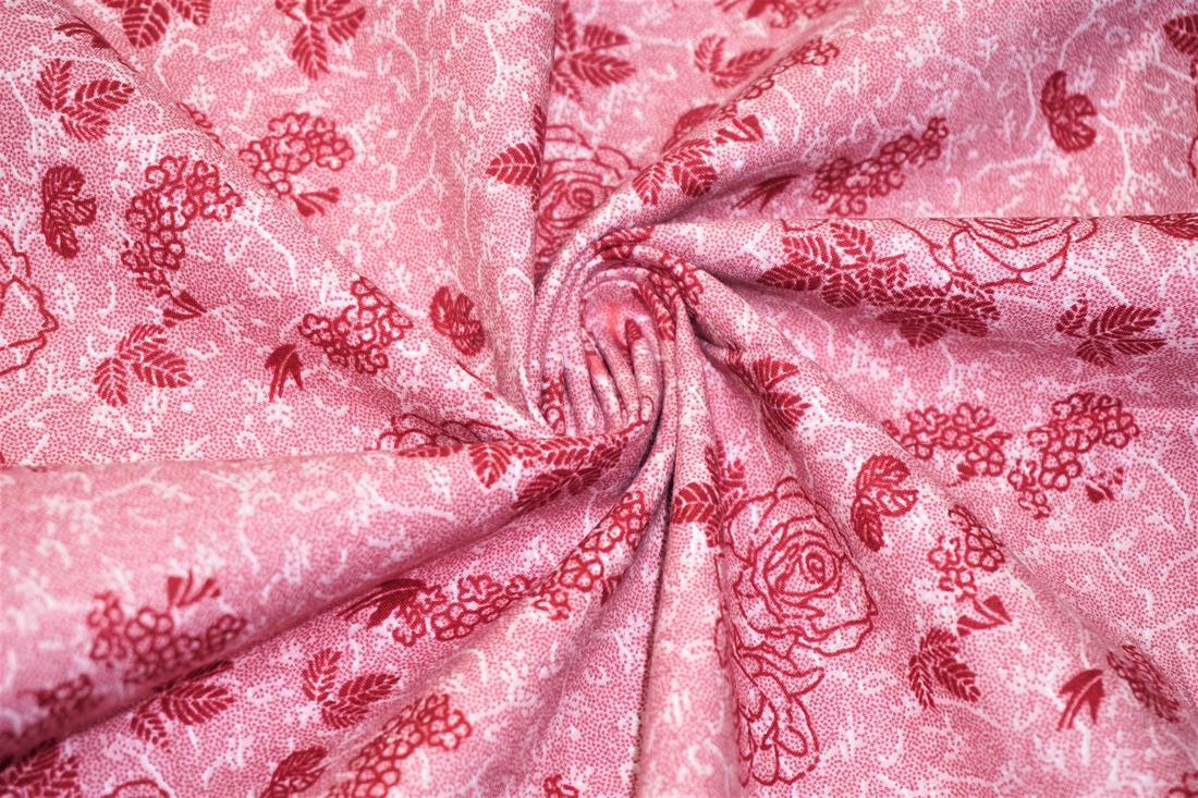Pink Printed Cotton Fabrics