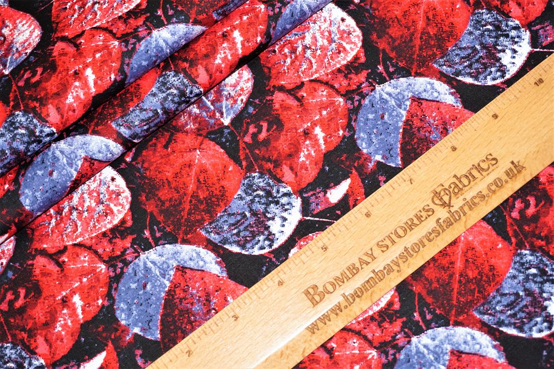 Red Printed Cotton Fabrics