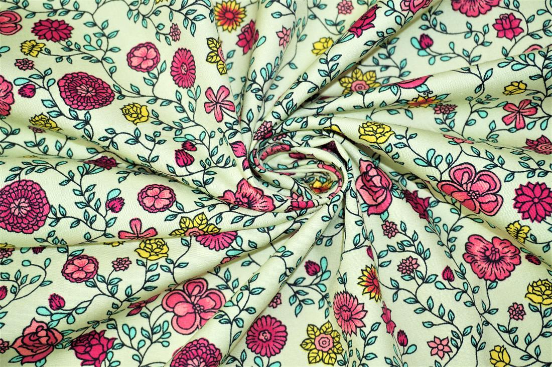 COL1 Cotton Floral