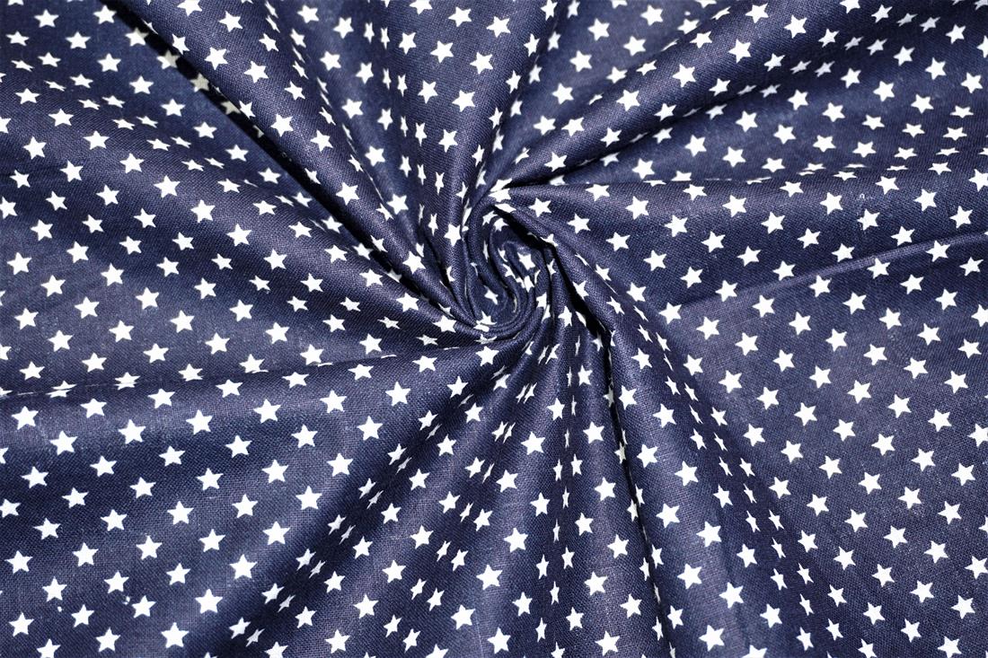 Navy Cotton Stars