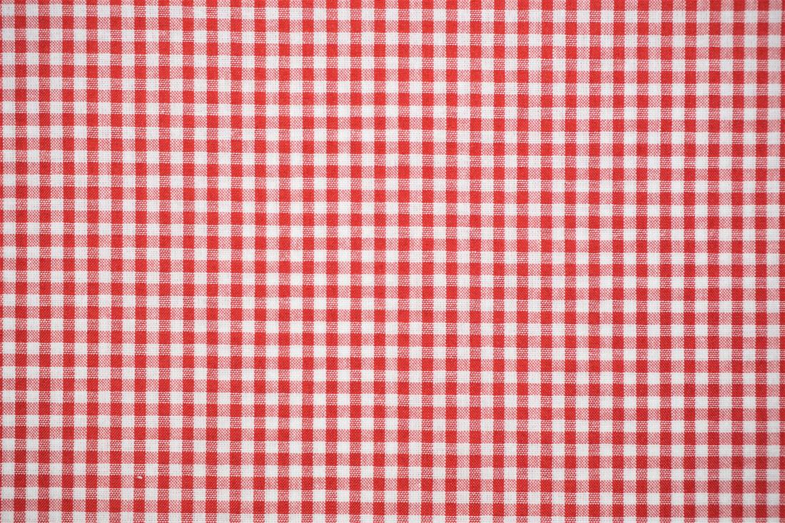 Red Cotton Printed Poly Cottons