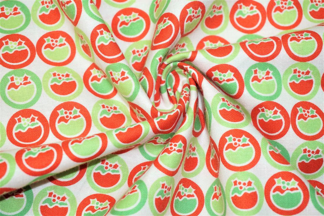 White Cotton Chistmas Puddings