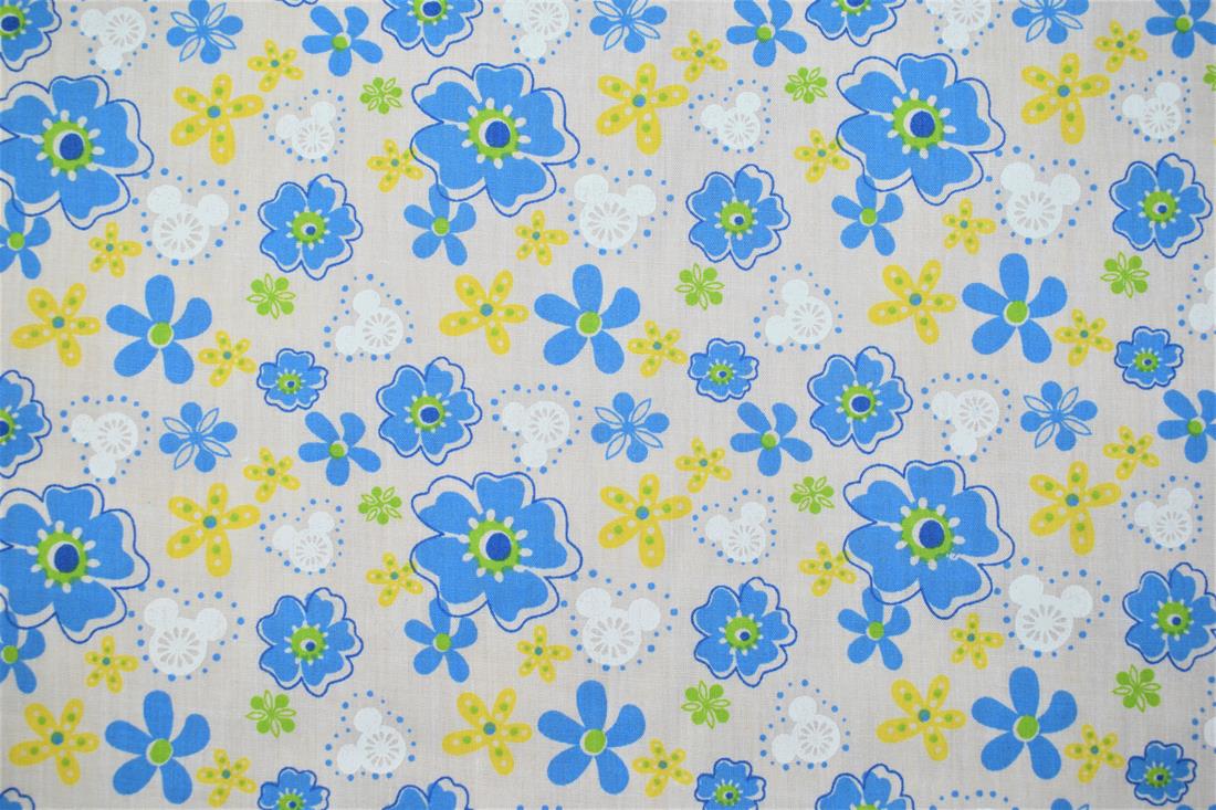 Blue Cotton Daisy Flower