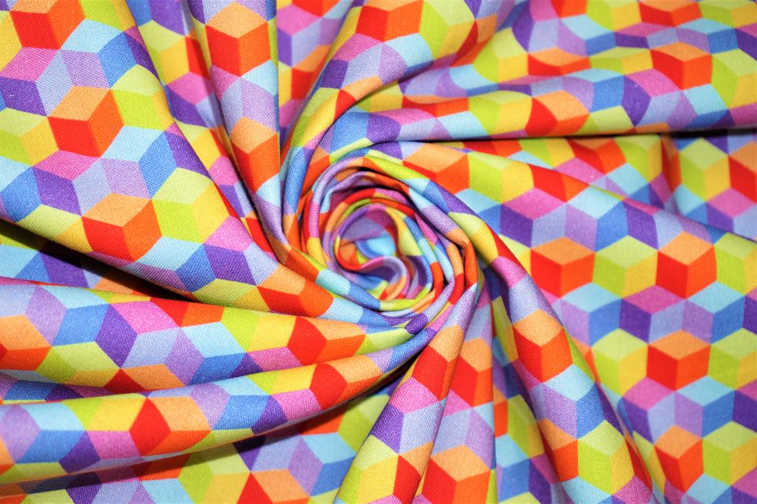 Multicolour Printed Cotton Fabrics