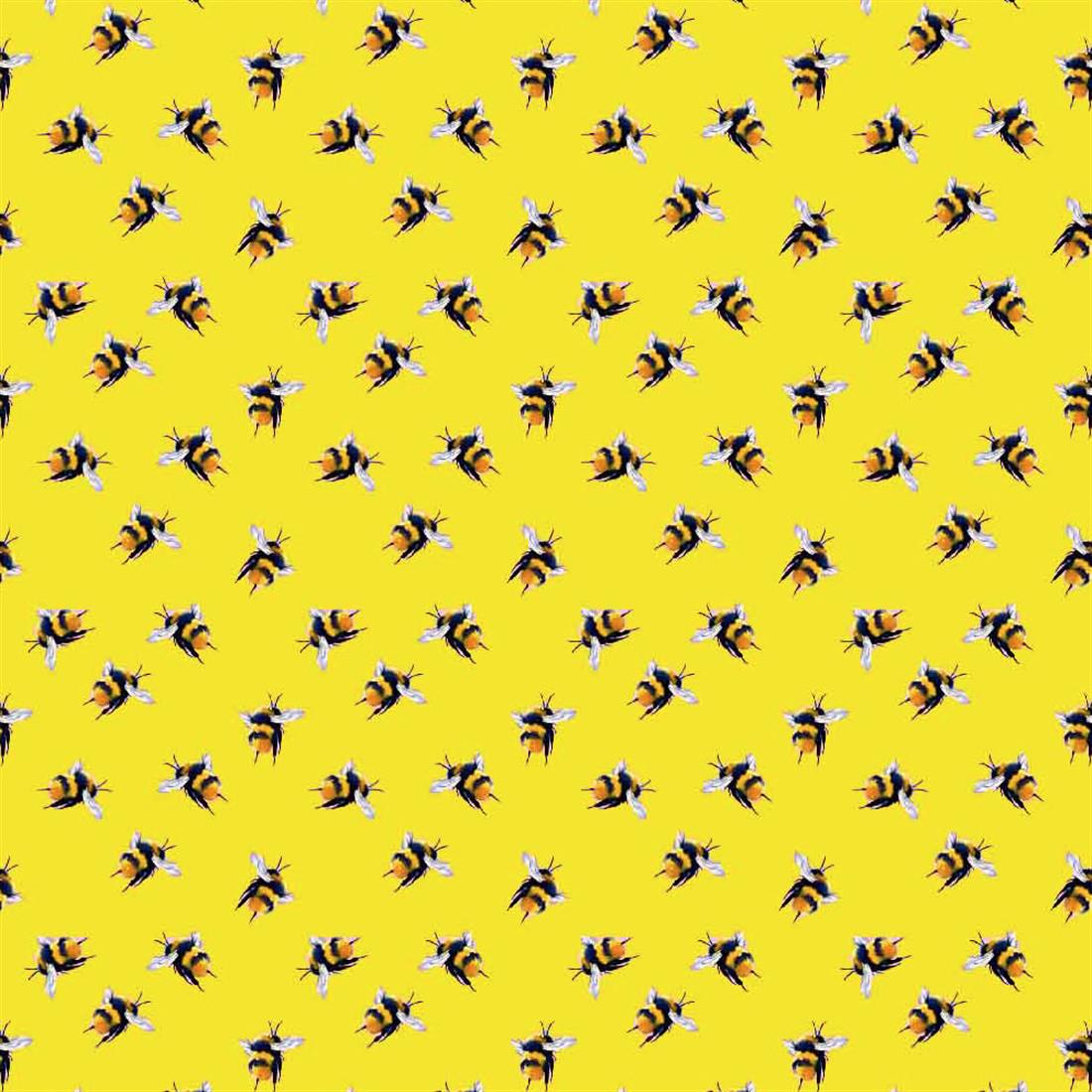 Yellow Cotton Bumble Bee