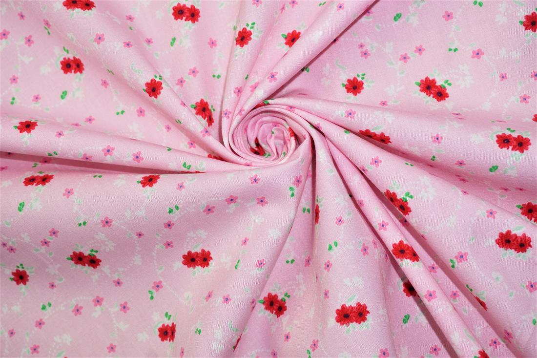 Pink Cotton Flower