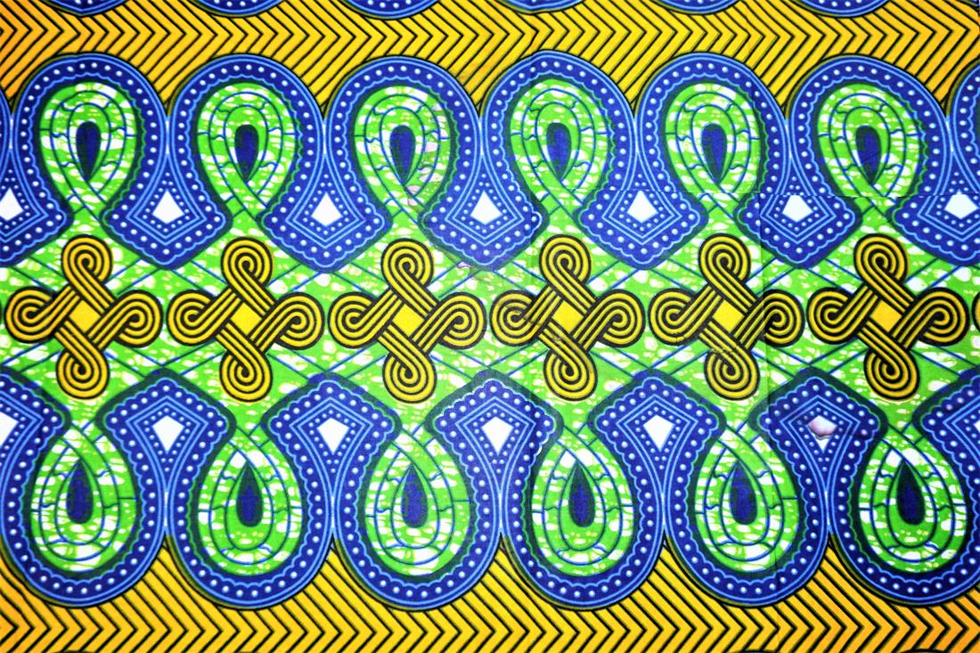 Multicolour Cotton African Wax Prints 6 Yard