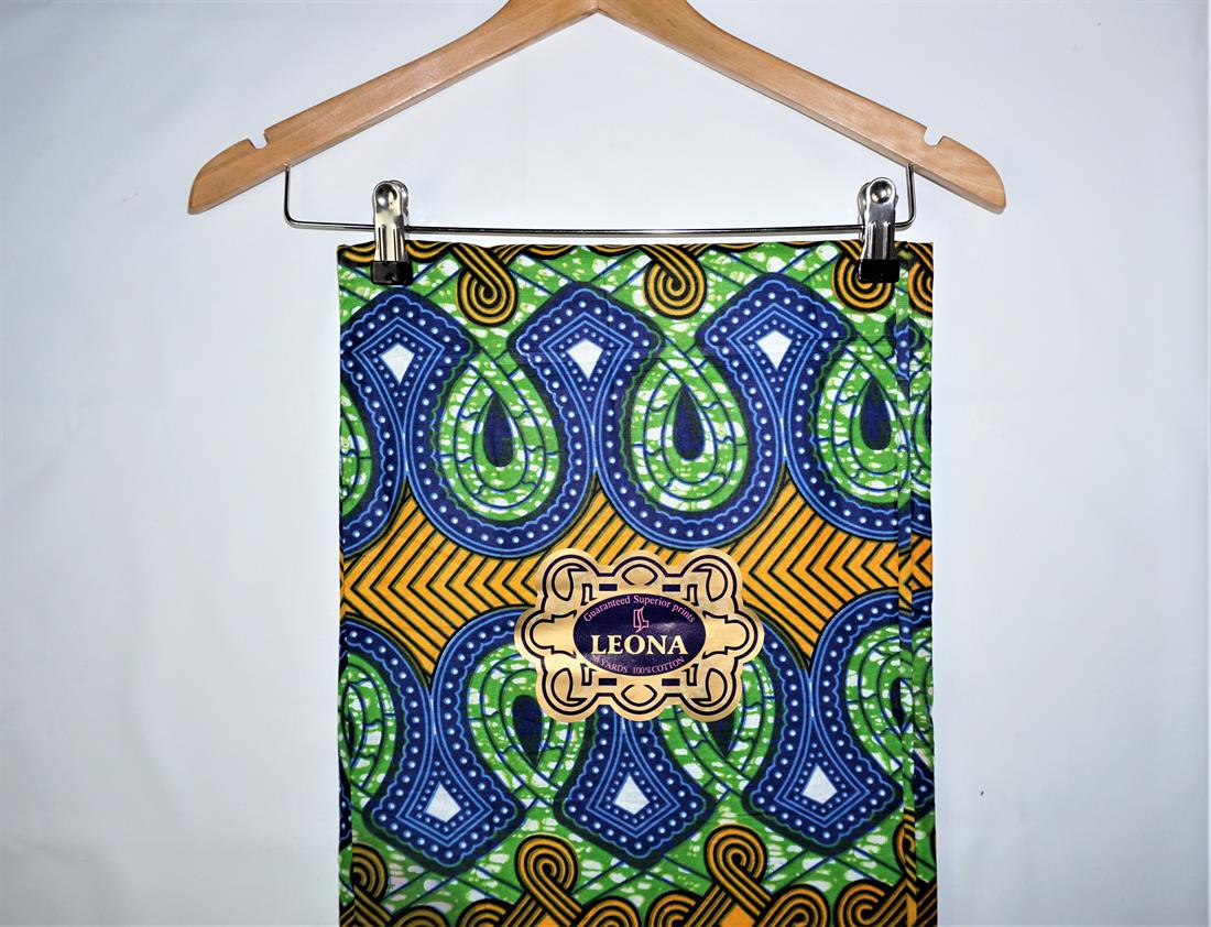 Multicolour Cotton African Wax Prints 6 Yard