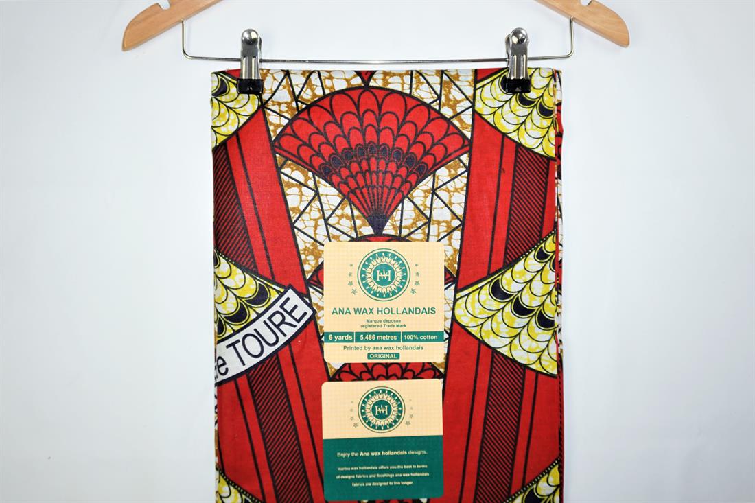 Multicolour Cotton African Wax Prints 6 Yards