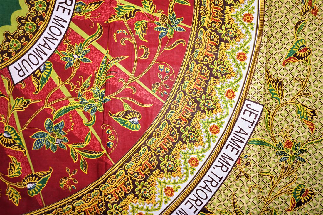 Multicolour Cotton African Wax Prints