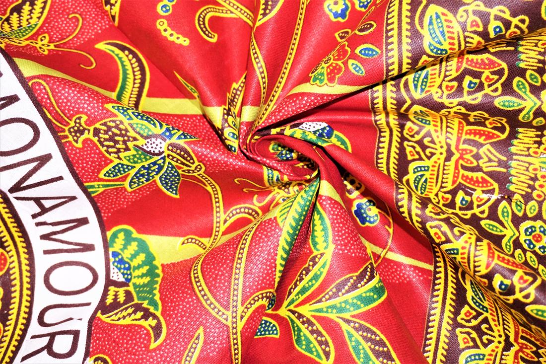 Multicolour Cotton African Wax Prints