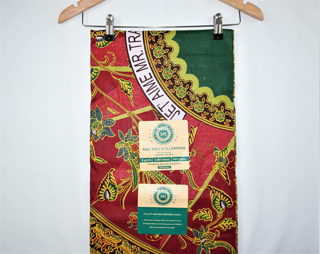 Multicolour Cotton African Wax Prints