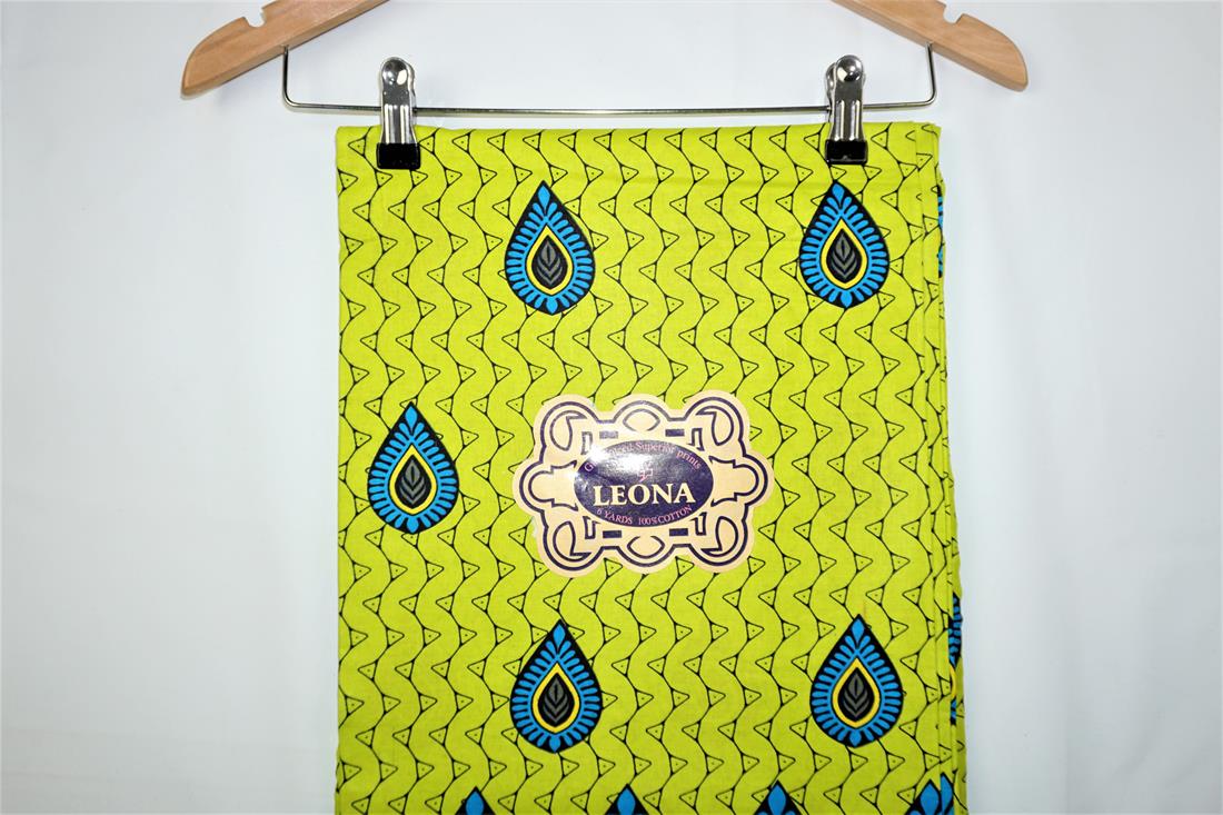 Multicolour Cotton African Wax Prints 6 Yard
