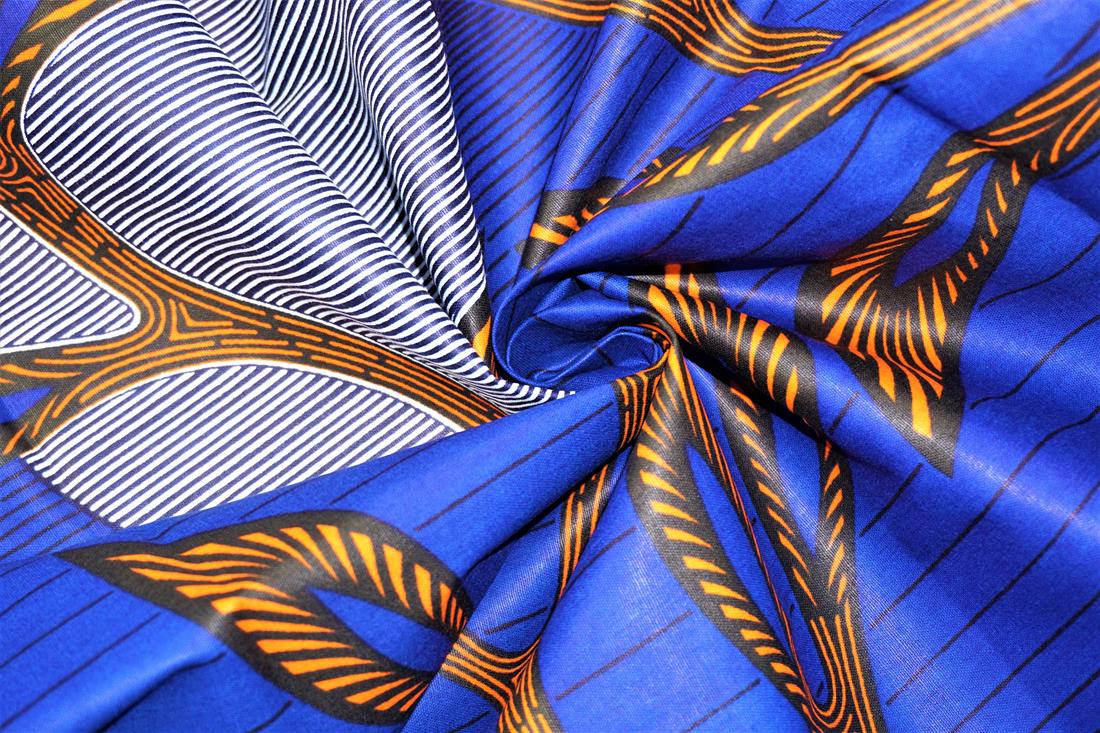 Multicolour Cotton African Wax Prints 6 Yard