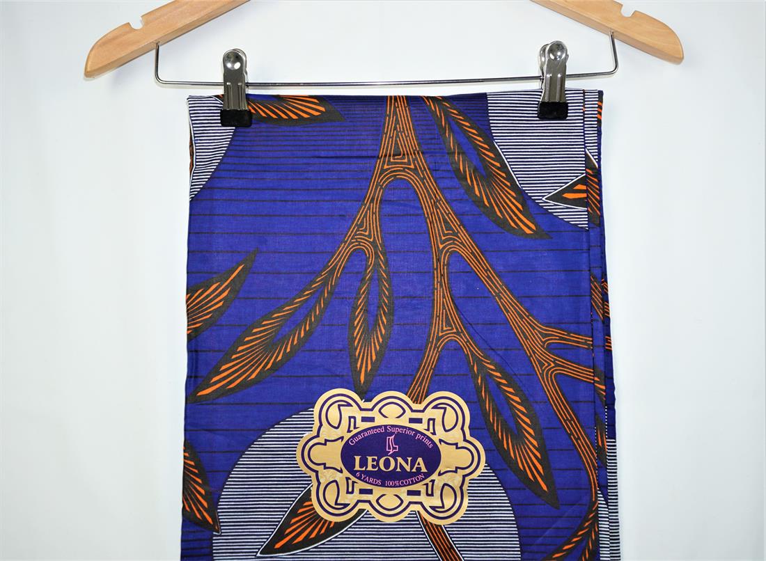 Multicolour Cotton African Wax Prints 6 Yard