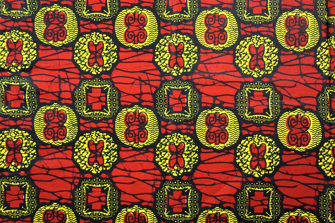 Multicolour Cotton African Wax Prints 6 Yard