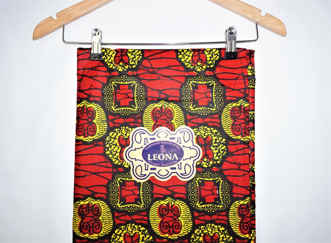 Multicolour Cotton African Wax Prints 6 Yard