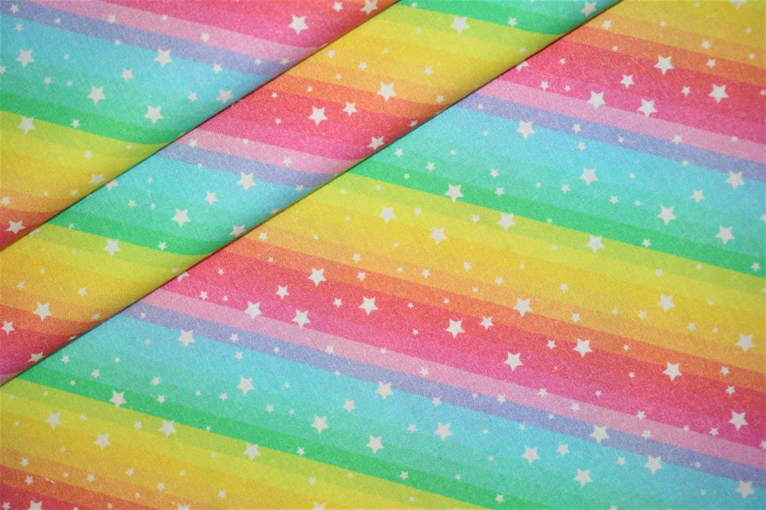 Rainbow Little Johnny - Stars Cotton
