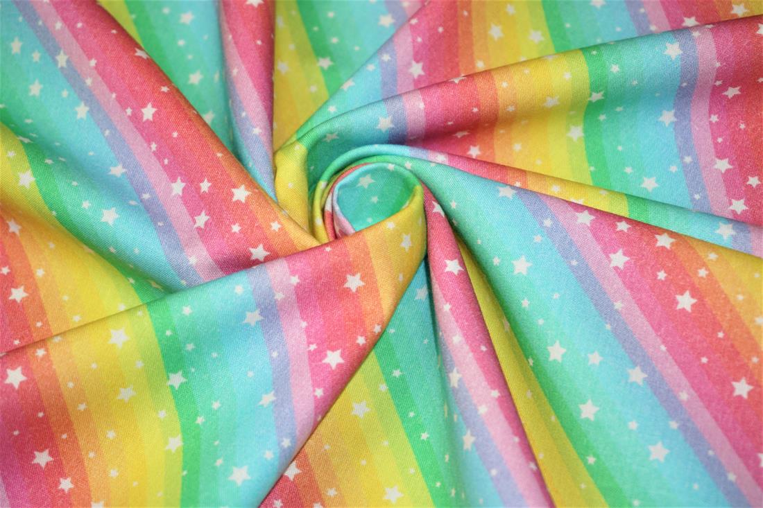 Rainbow Little Johnny - Stars Cotton