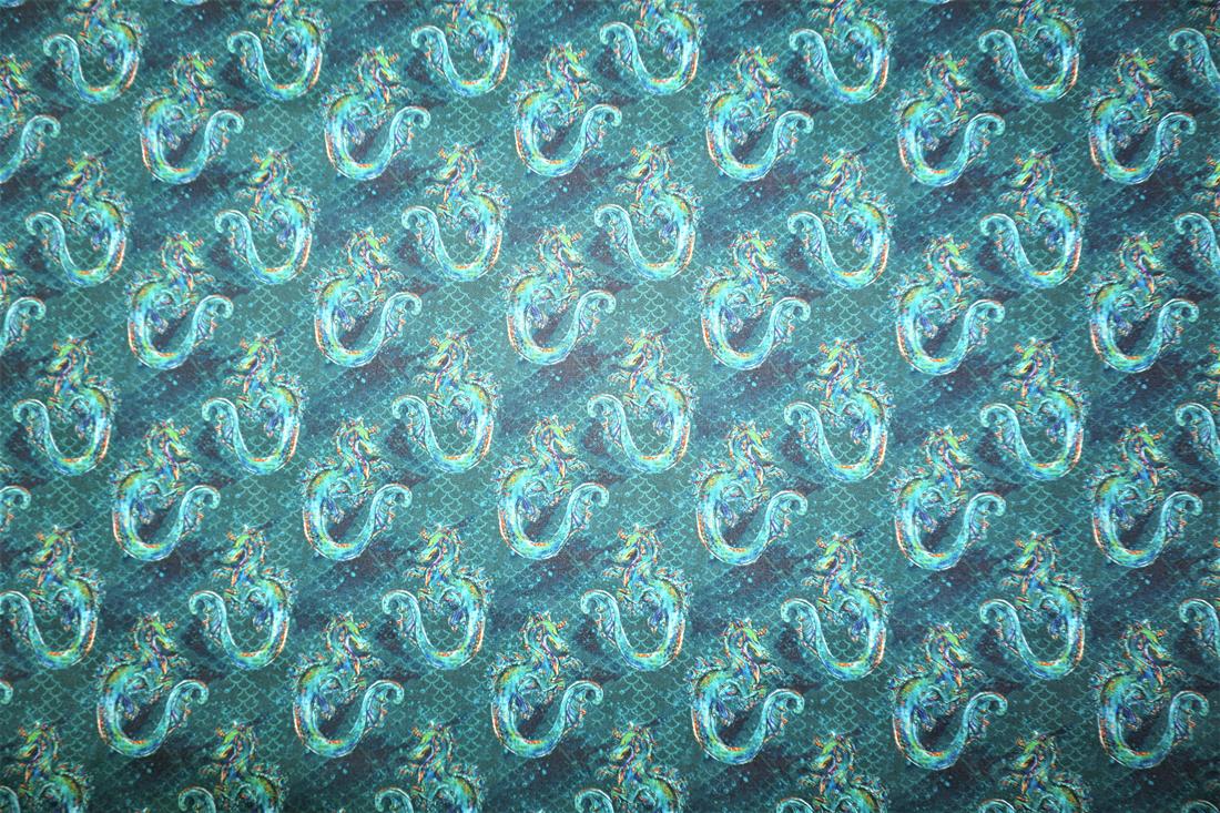 Blue Cotton Chinese Dragon