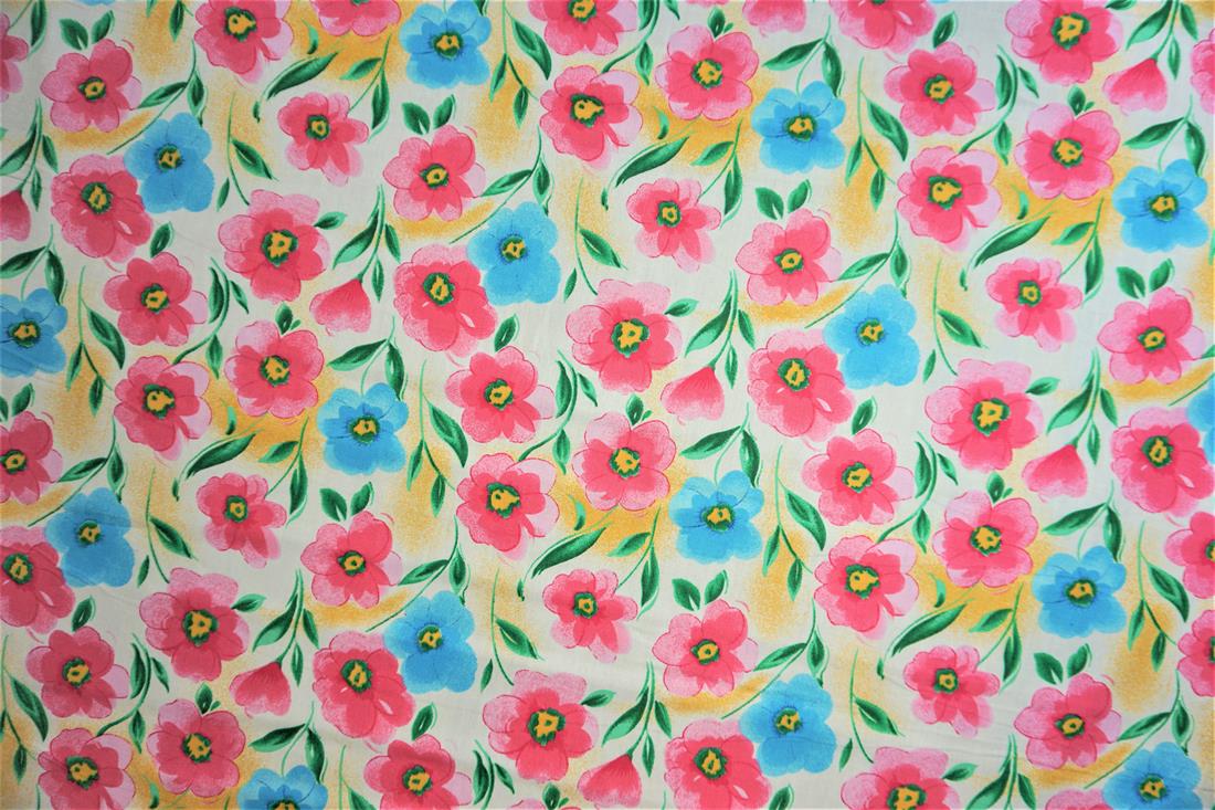Multicolour Printed Cotton Fabrics