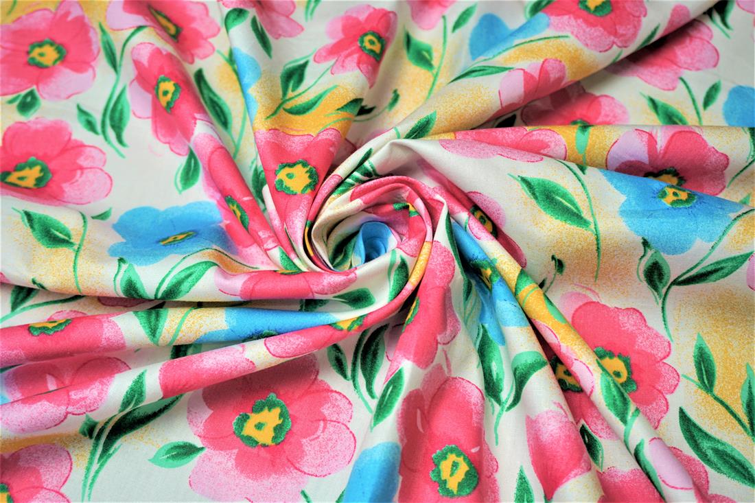 Multicolour Printed Cotton Fabrics