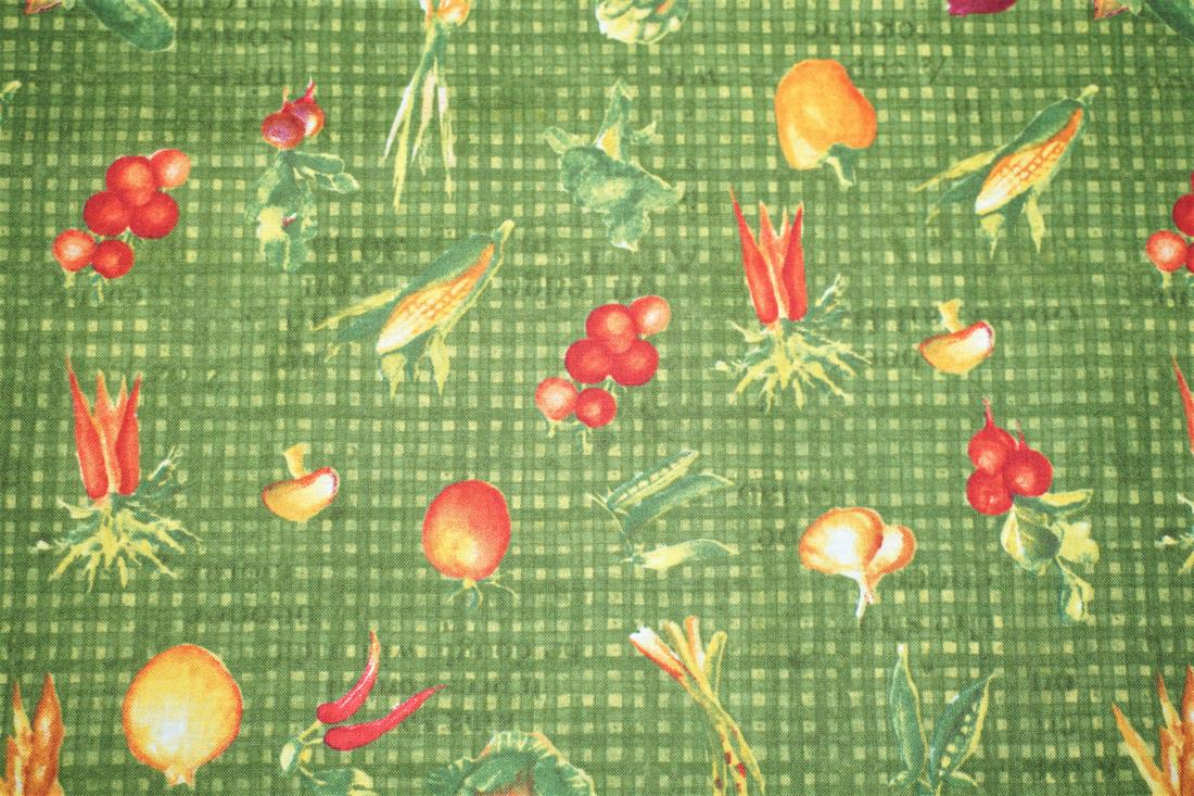 Green Printed Cotton Fabrics