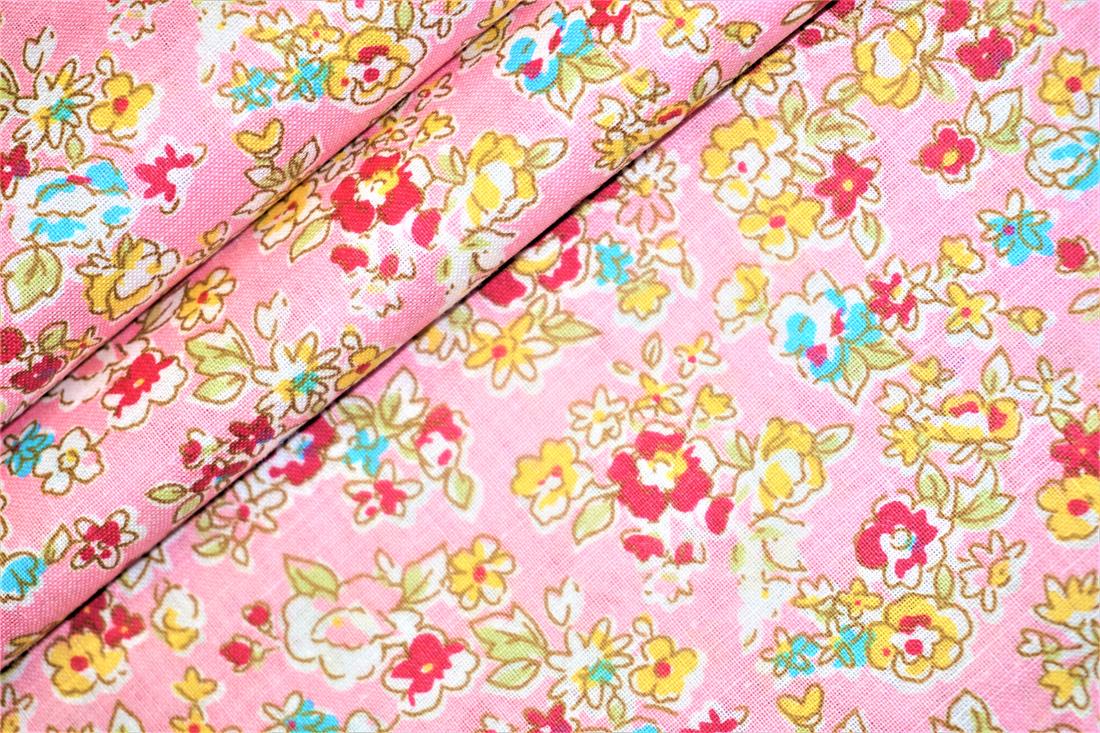 Pink Cotton Flowers