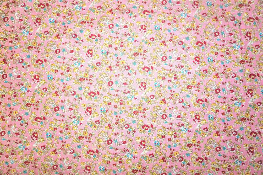 Pink Cotton Flowers