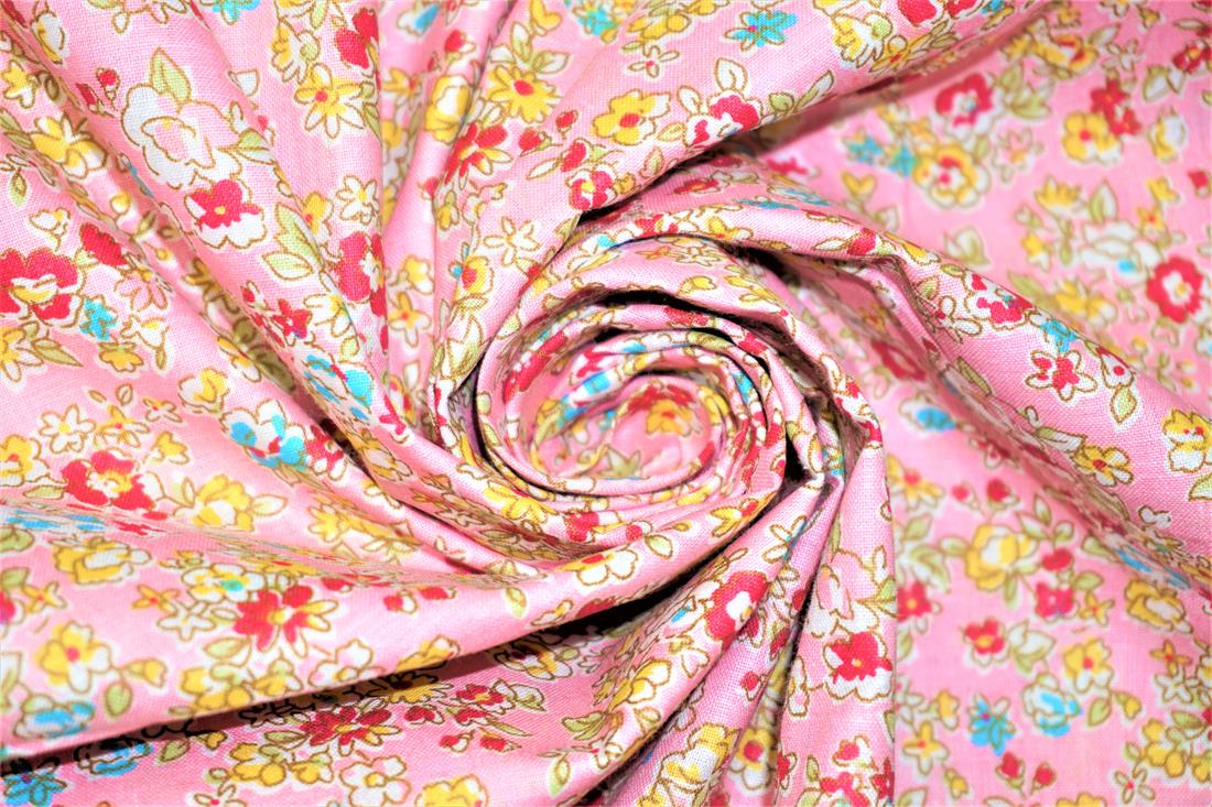 Pink Cotton Flowers