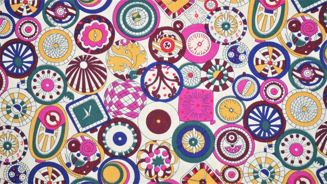 Claret Printed Cotton Fabrics