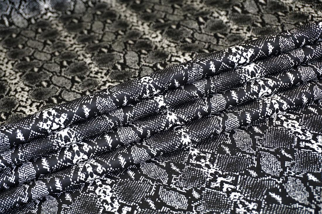 Black Cotton Snake Skin