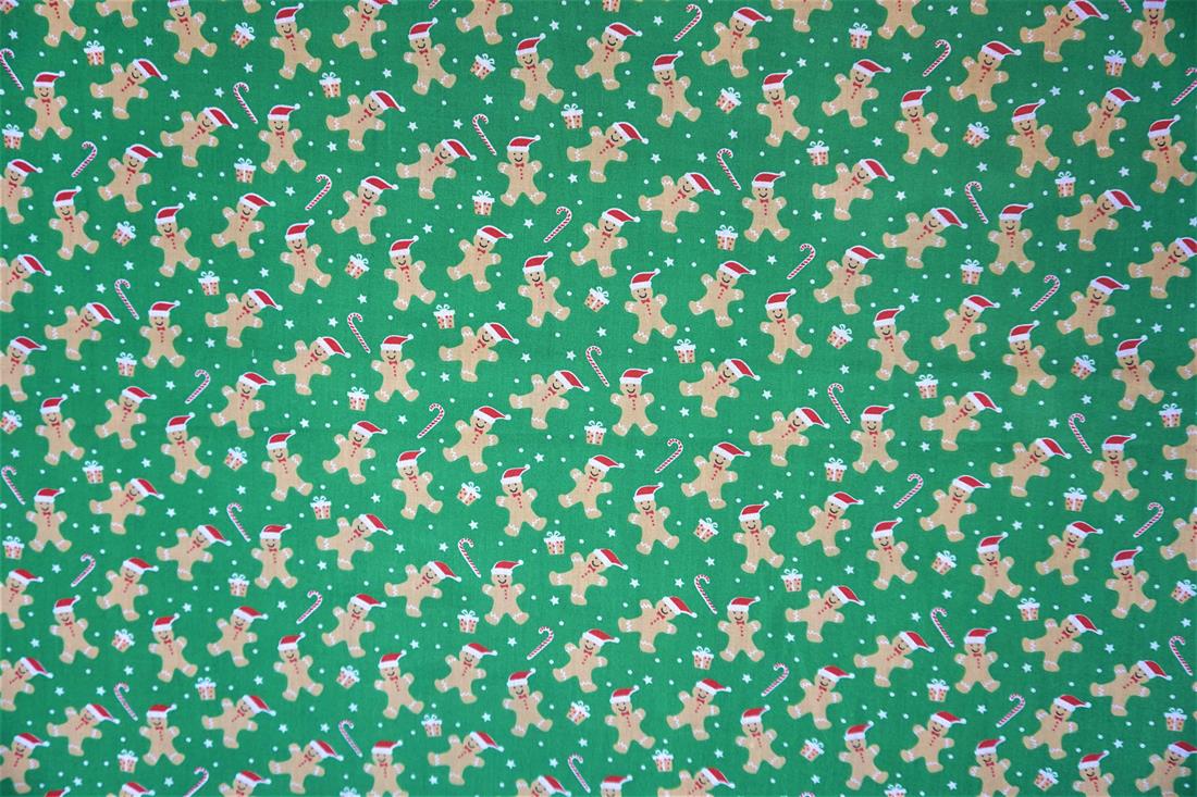 Bottle Cotton Christmas Gingerbread Man