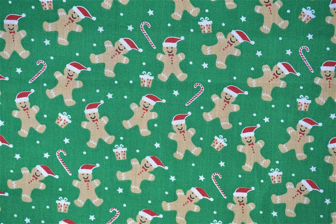 Bottle Cotton Christmas Gingerbread Man