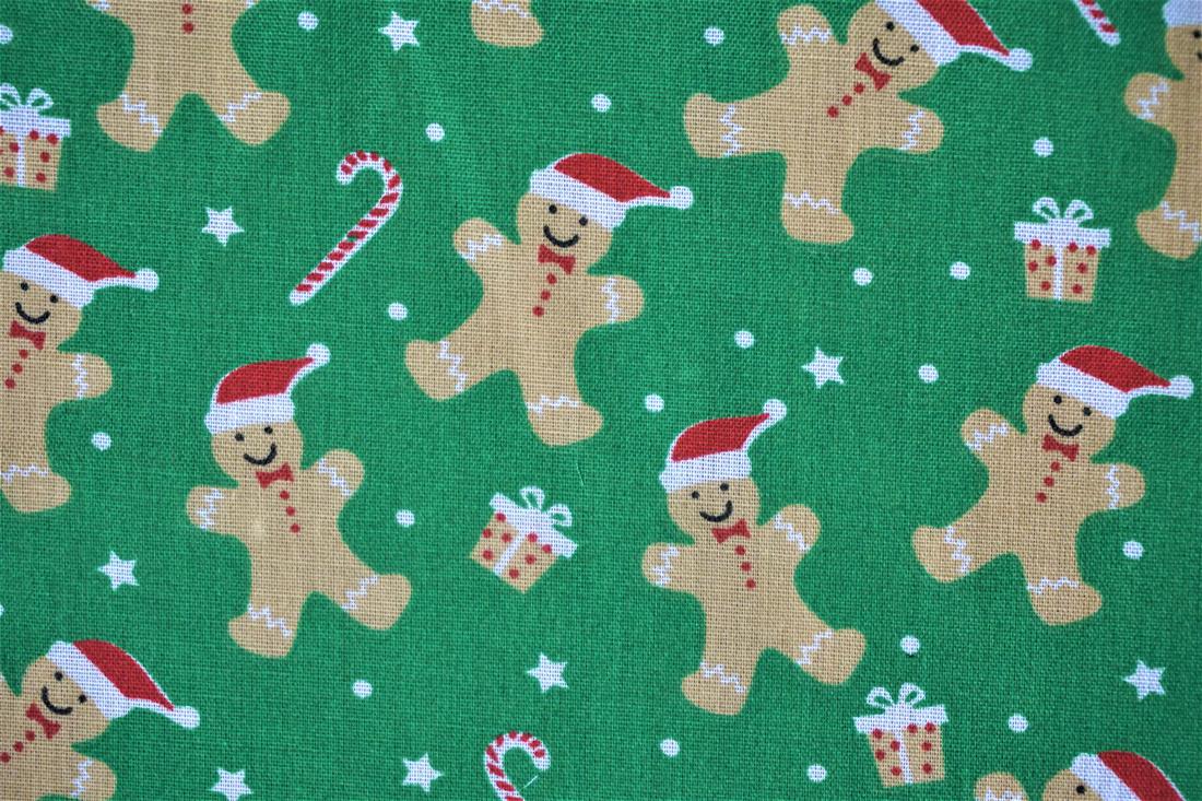 Bottle Cotton Christmas Gingerbread Man