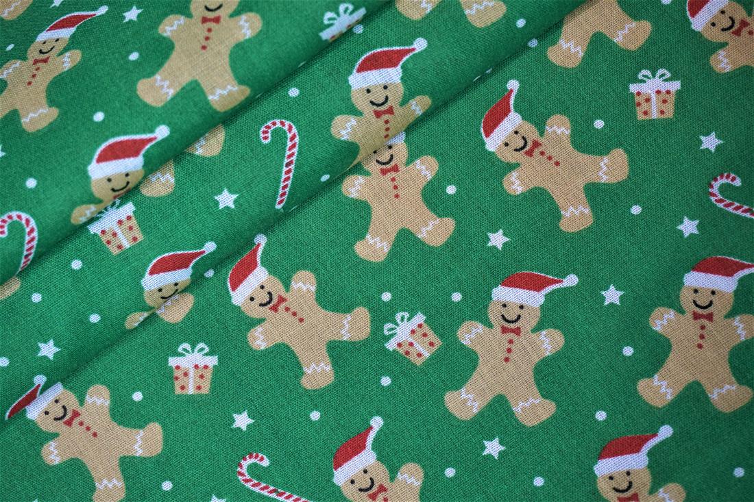 Bottle Cotton Christmas Gingerbread Man