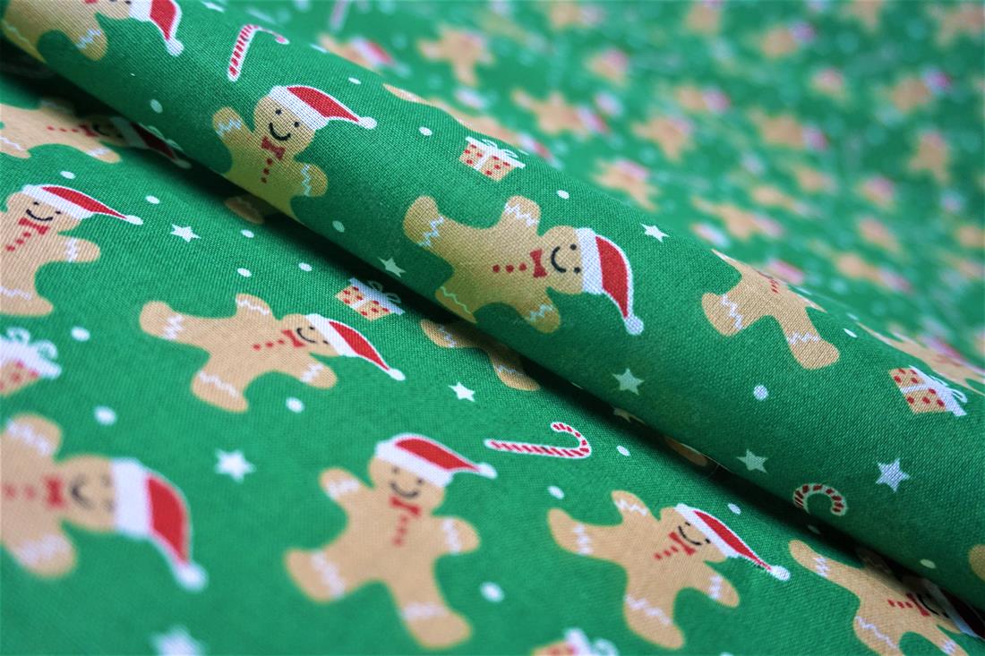 Bottle Cotton Christmas Gingerbread Man