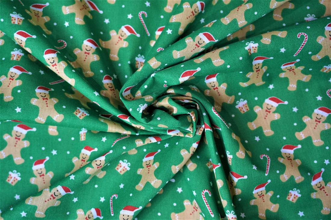 Bottle Cotton Christmas Gingerbread Man